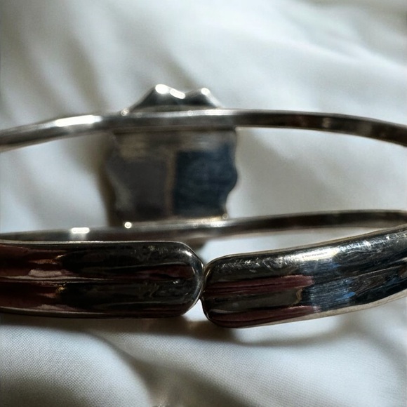 Blue Moon Turquoise Sterling Silver Cuff Bracelet - Picture 10 of 14